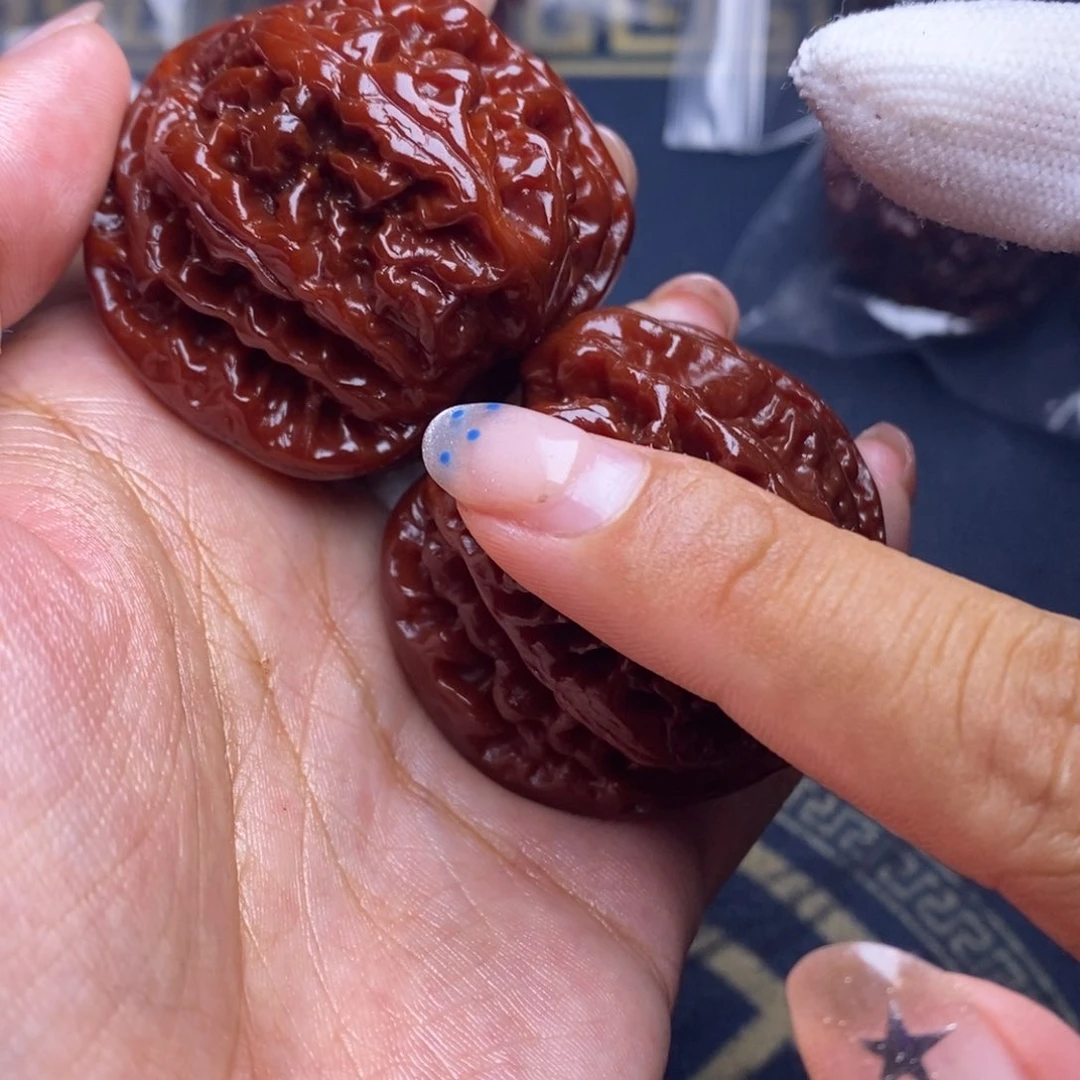 文玩核桃把件大粗筋45