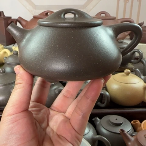 茶壶紫砂梨皮天青300cc