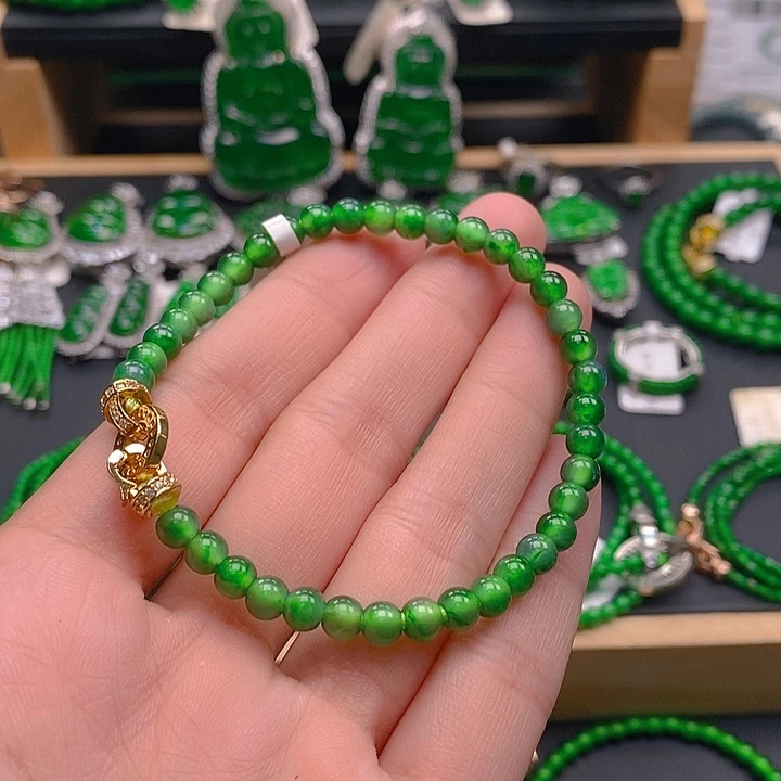 颈饰未镶嵌翡翠翡翠手链