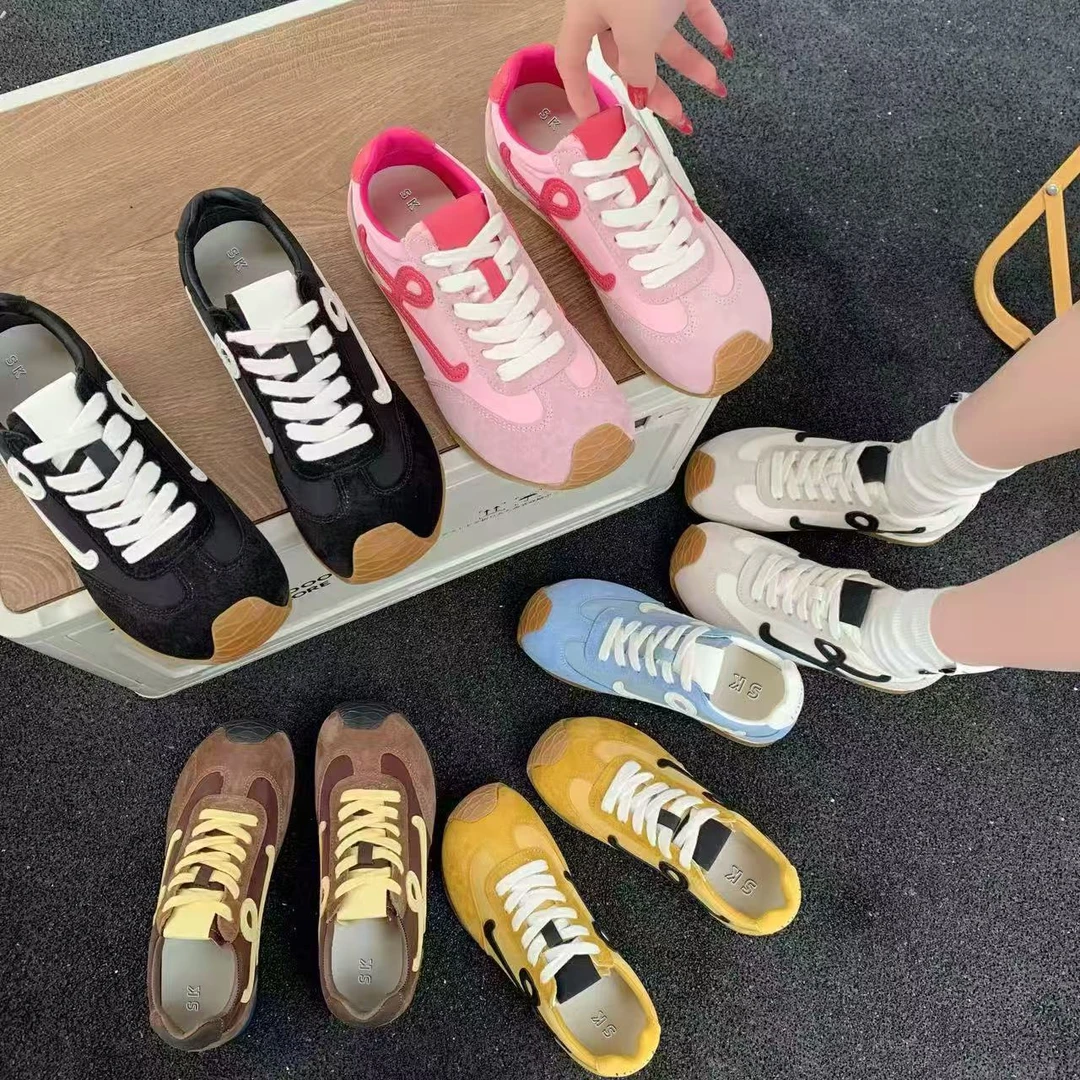 【安静专属】韩国设计潮牌 SK幂姐同款夏季百搭透气德训休闲鞋9110