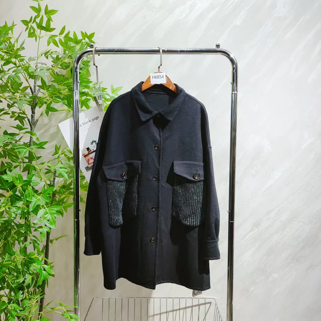 【H6854】 女士气质轻奢百搭大衣