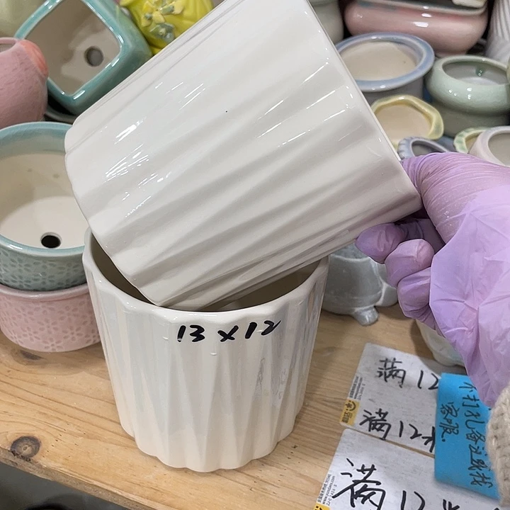 红陶陶瓷花盆花盆