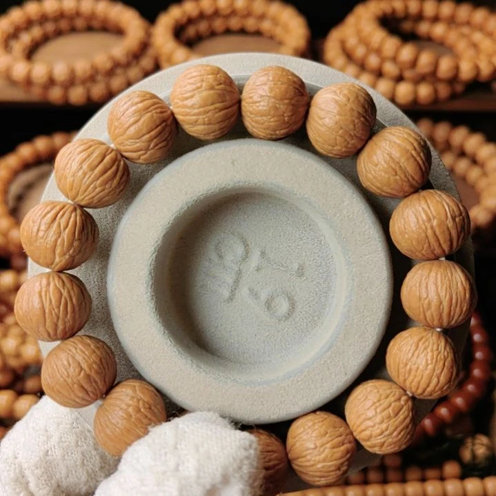 核桃木/黑胡桃（胡桃木）手串/手链凤羽素串