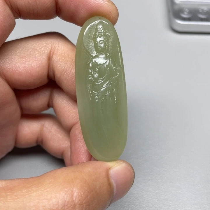 和田玉吊坠(不含链)未镶嵌濛****达