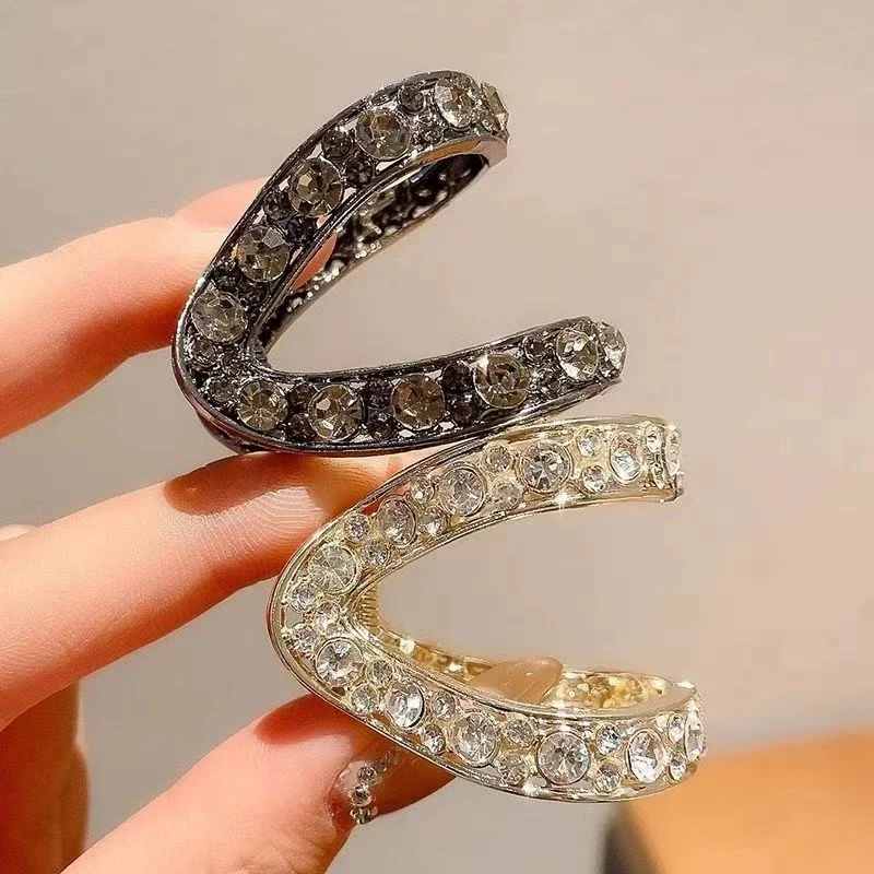 短发发夹固定器抓夹V型新款发夹女后脑勺气质夹子扭扭网红头饰