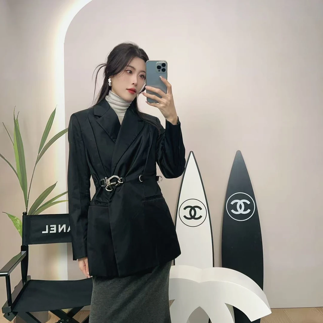 95新 Prada/普拉达 麦殿/聚酯纤维160/76a外套/250103ZHZYG01