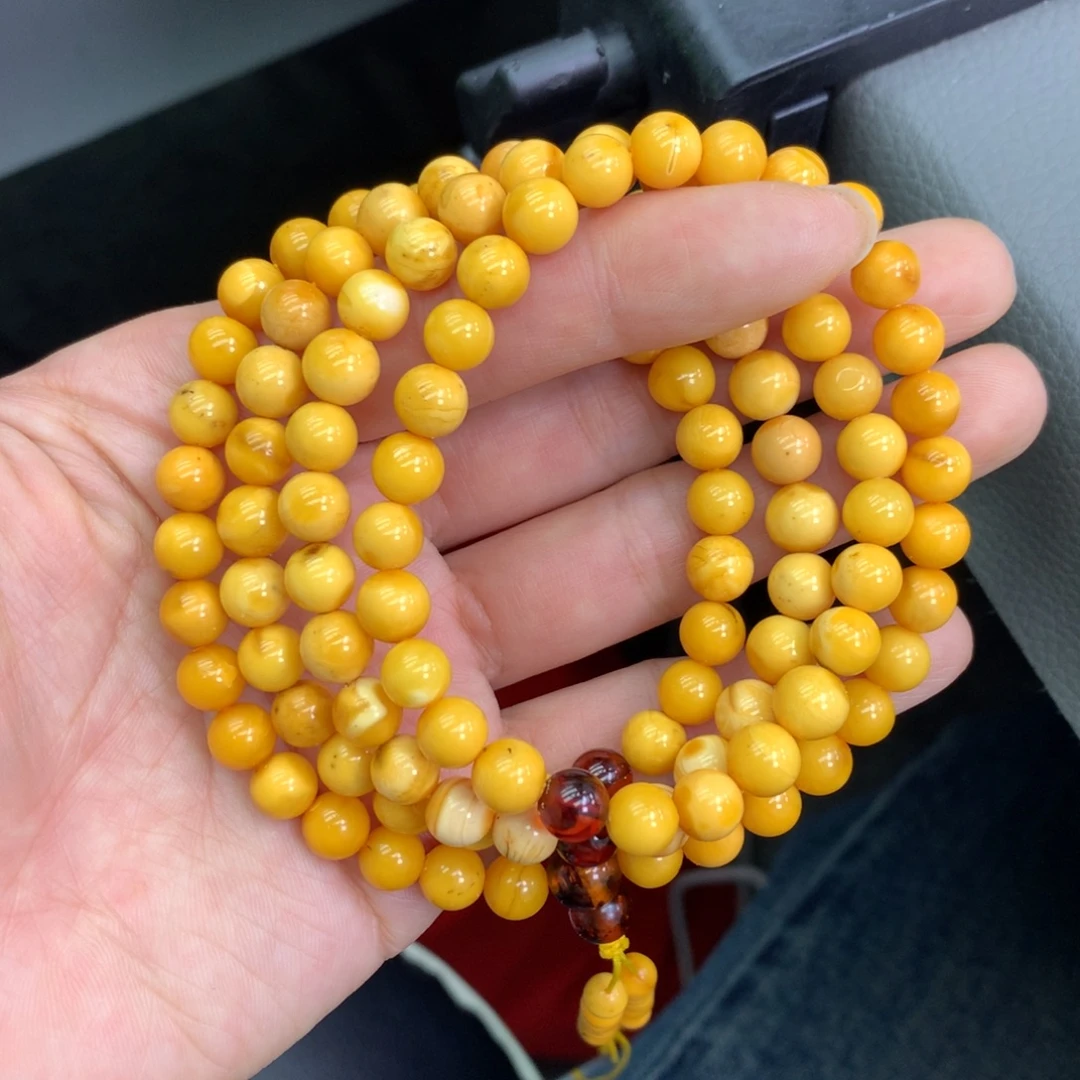 琥珀未镶嵌珠宝奇石7mm➕