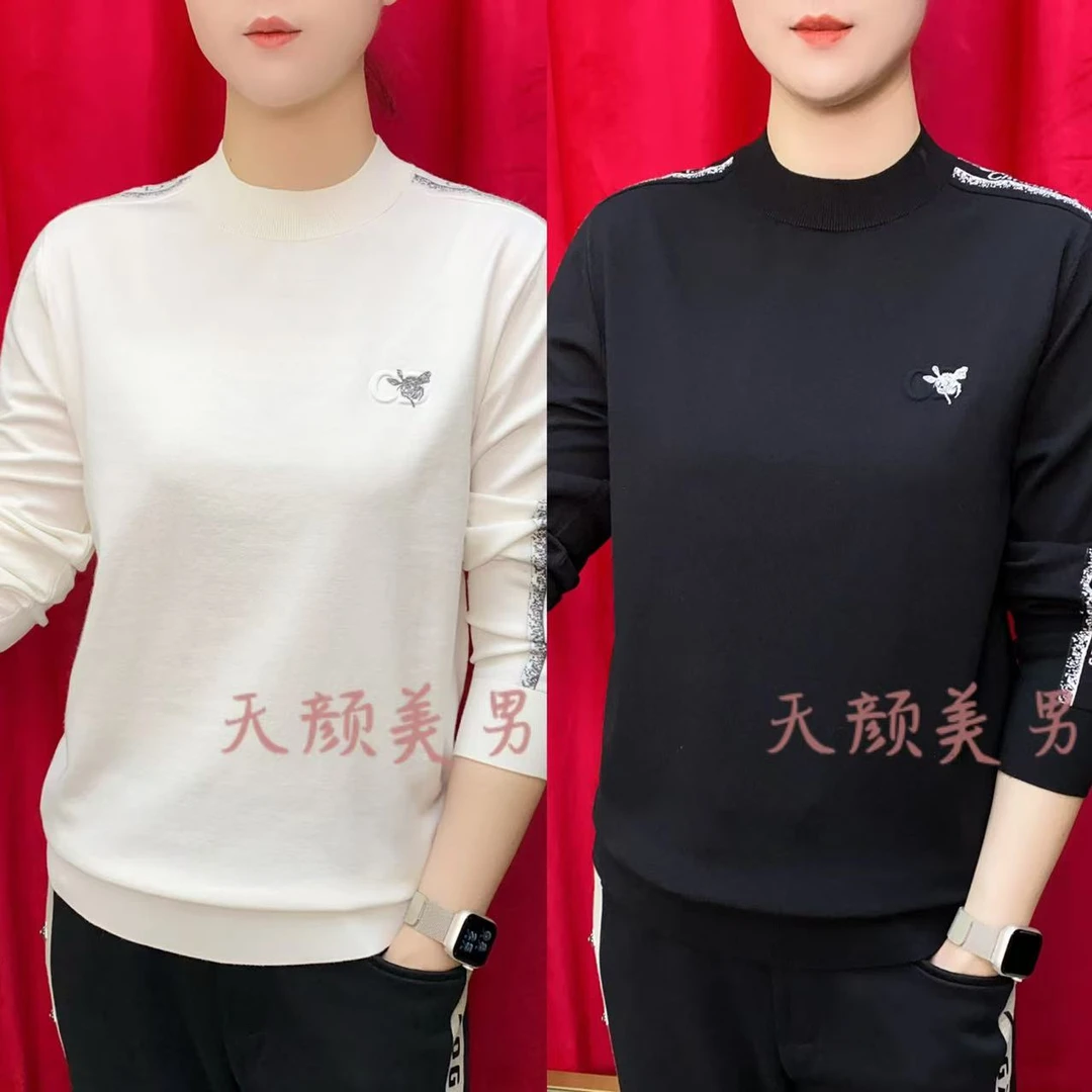 男装秋冬长袖精品休闲简约百搭修身毛衣针织衫长袖52901