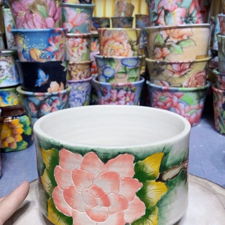 景德镇艺术手绘作品