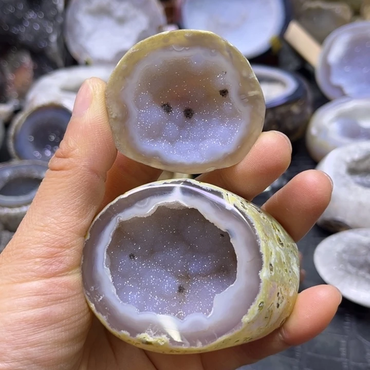 未镶嵌珠宝半成品水晶牛奶软盆