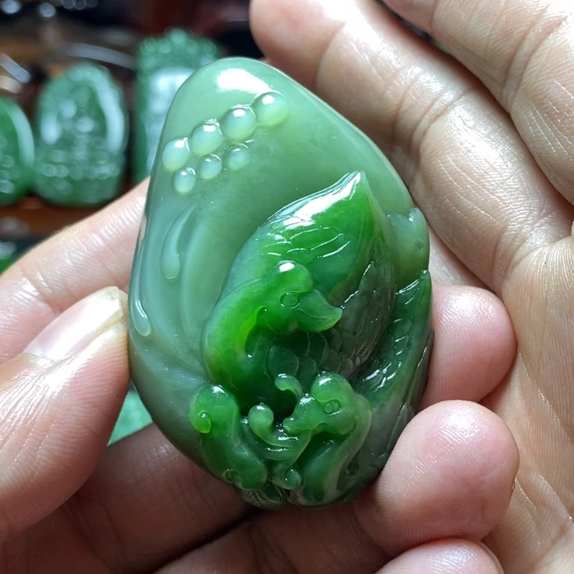 【闪购商品】和田玉（碧玉）把件未镶嵌