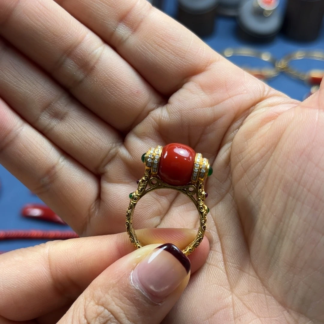 南红玛瑙未镶嵌手链