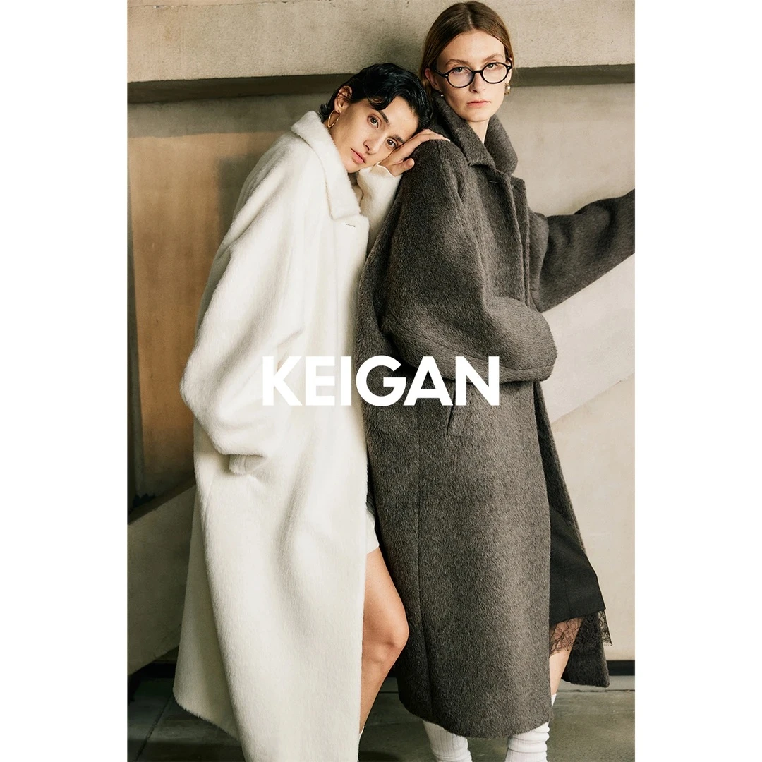 开间黑标/镇店口碑爆款 秘鲁进口INCA原色羊驼极简苣轻盈茧型大衣