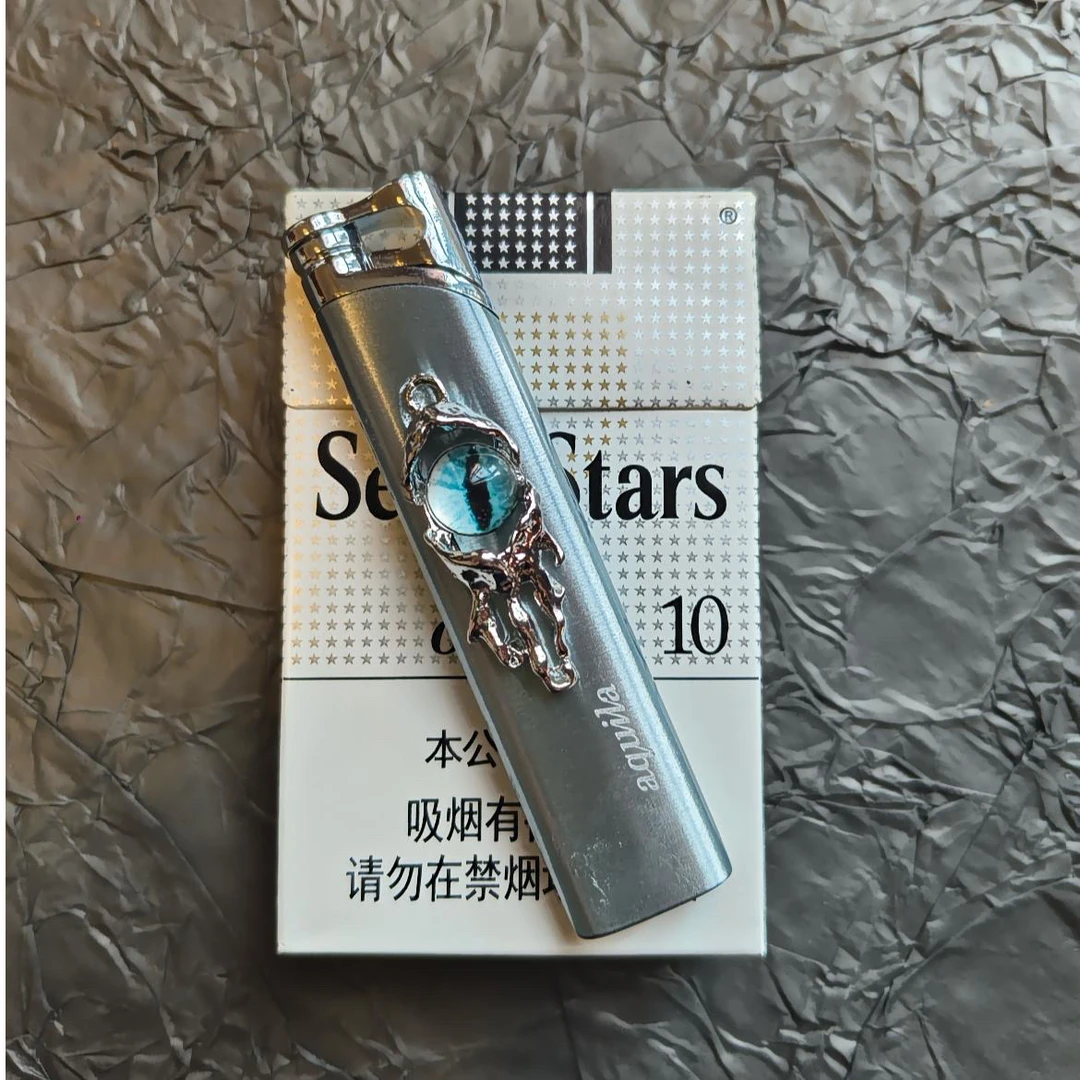 【银耀系列】原创粉焰充气式防风圣剑礼物创意打火机