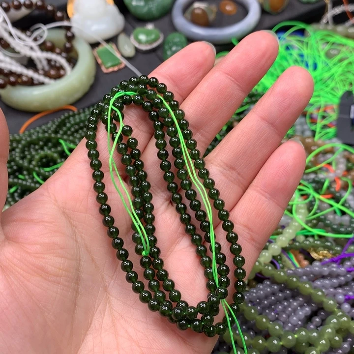 和田玉未镶嵌手链78