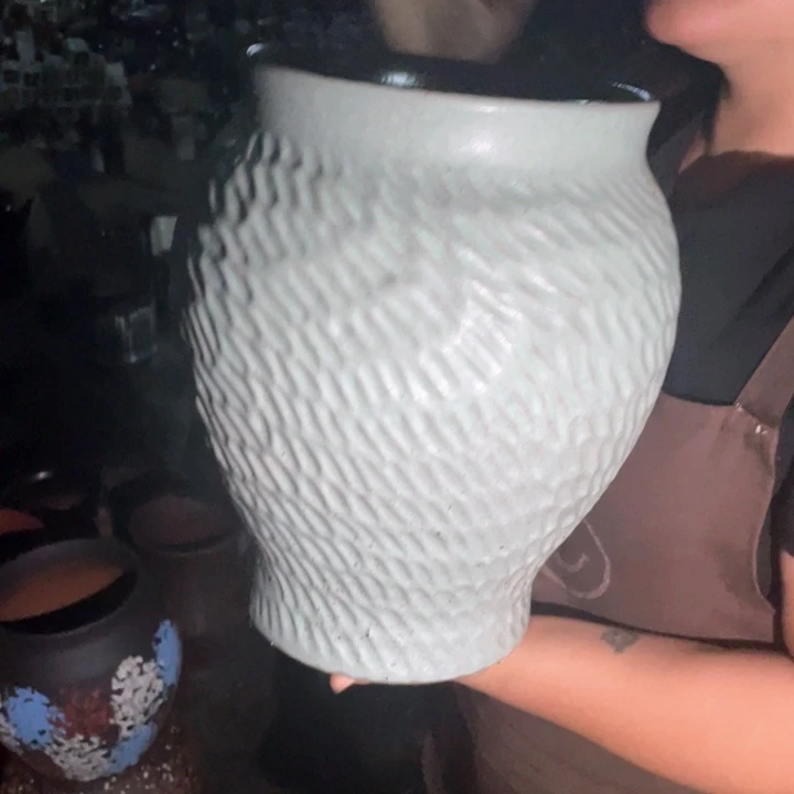 紫砂花盆口20高31正品正品