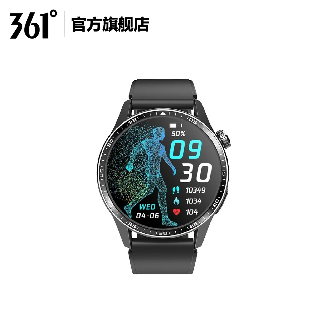 361°智能手表户外运动骑行蓝牙通话消息通知提醒健康监测手表7428