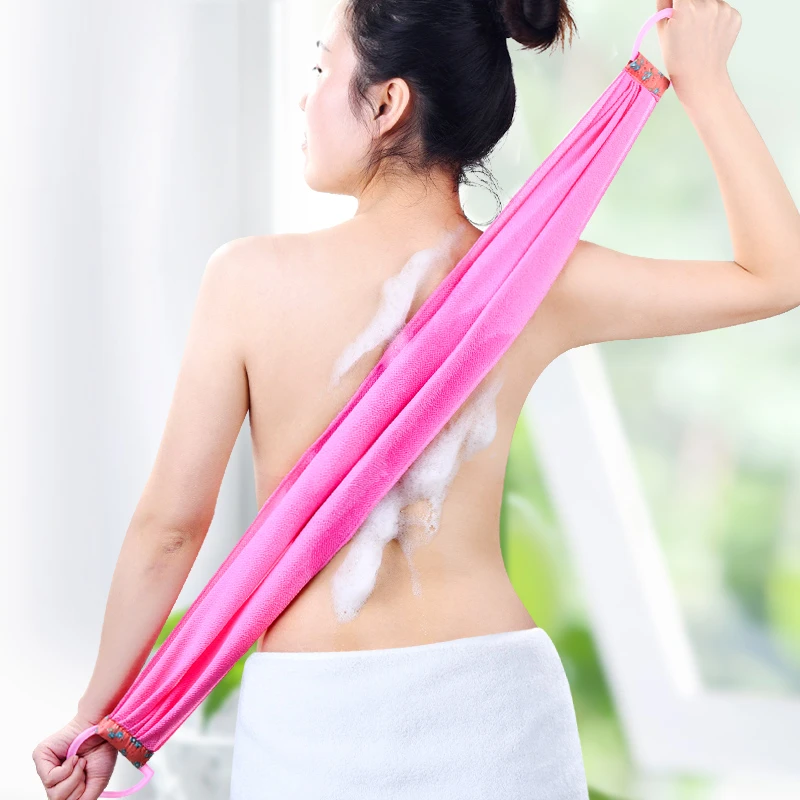 搓澡巾洗澡巾搓背洗澡搓澡擦背加长条后背搓泥搓灰女磨砂强力去污