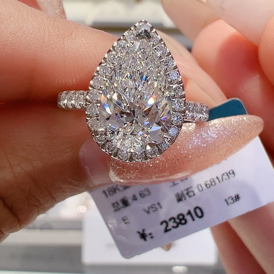 18K金镶嵌实验室培育钻石2.03ct13