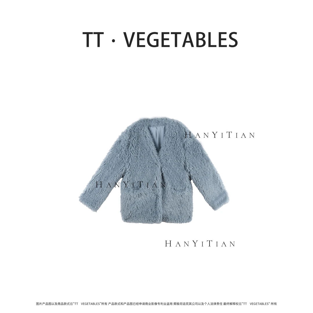 星霁  气质时尚设计感休闲秋季宽松毛毛外套927673