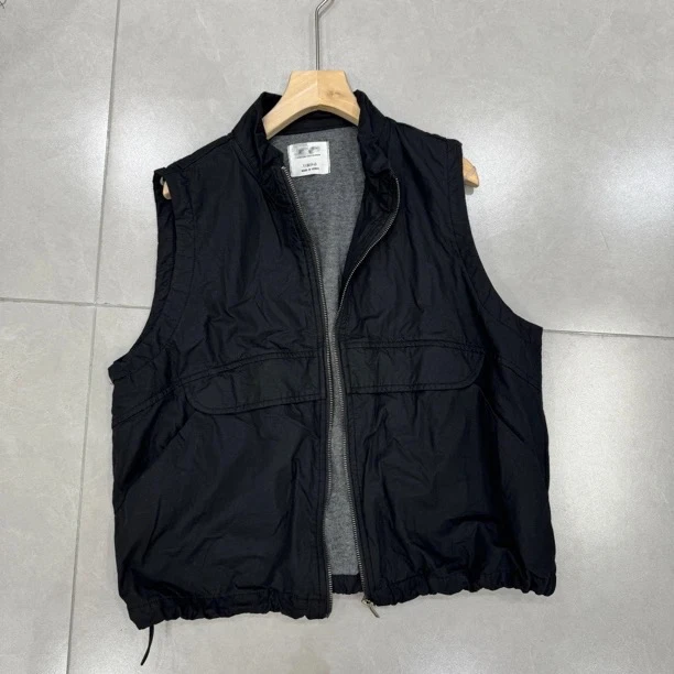 东大门正品 PoP显瘦双里衬立领抽绳马甲（不支持退货）