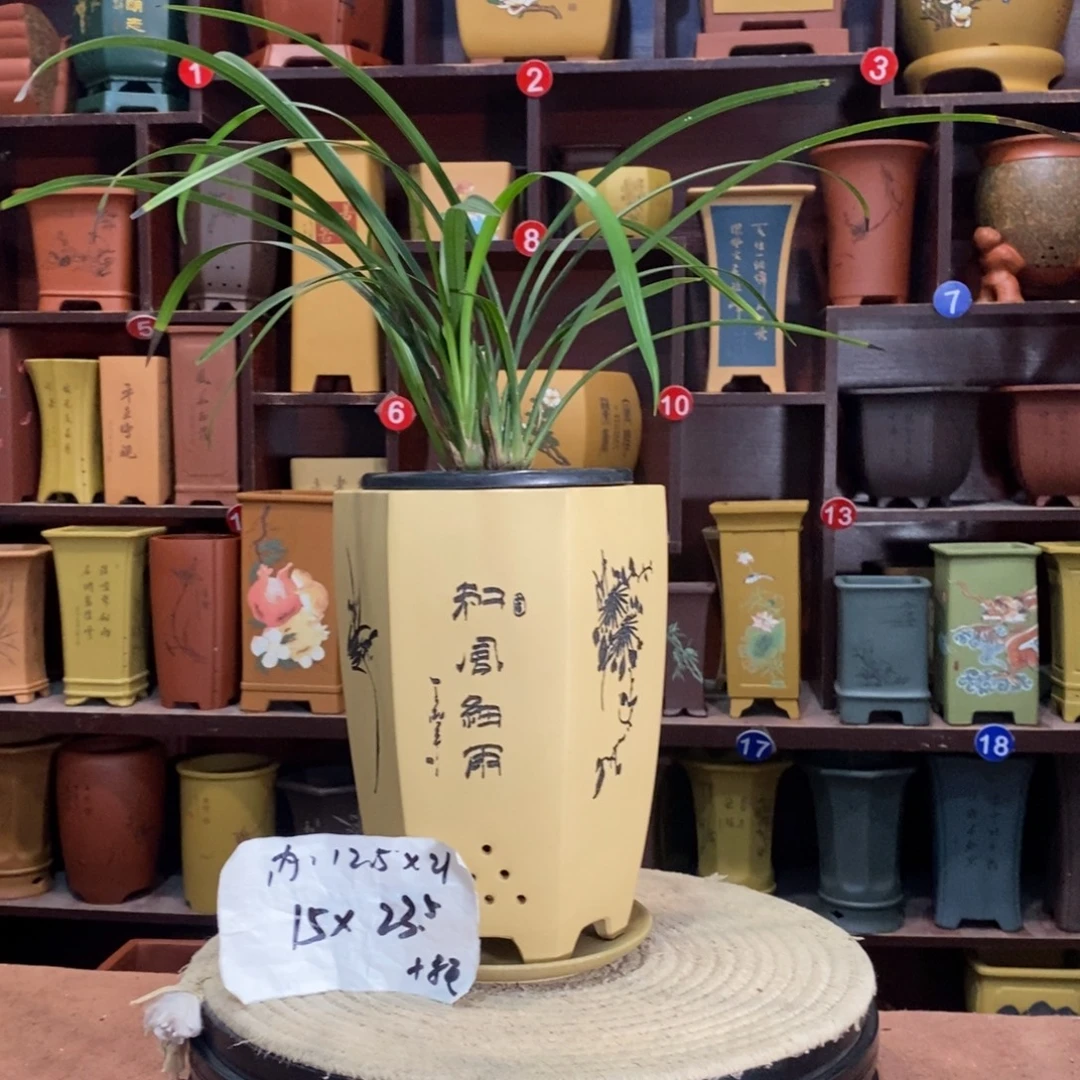 紫砂艺术紫砂花盆