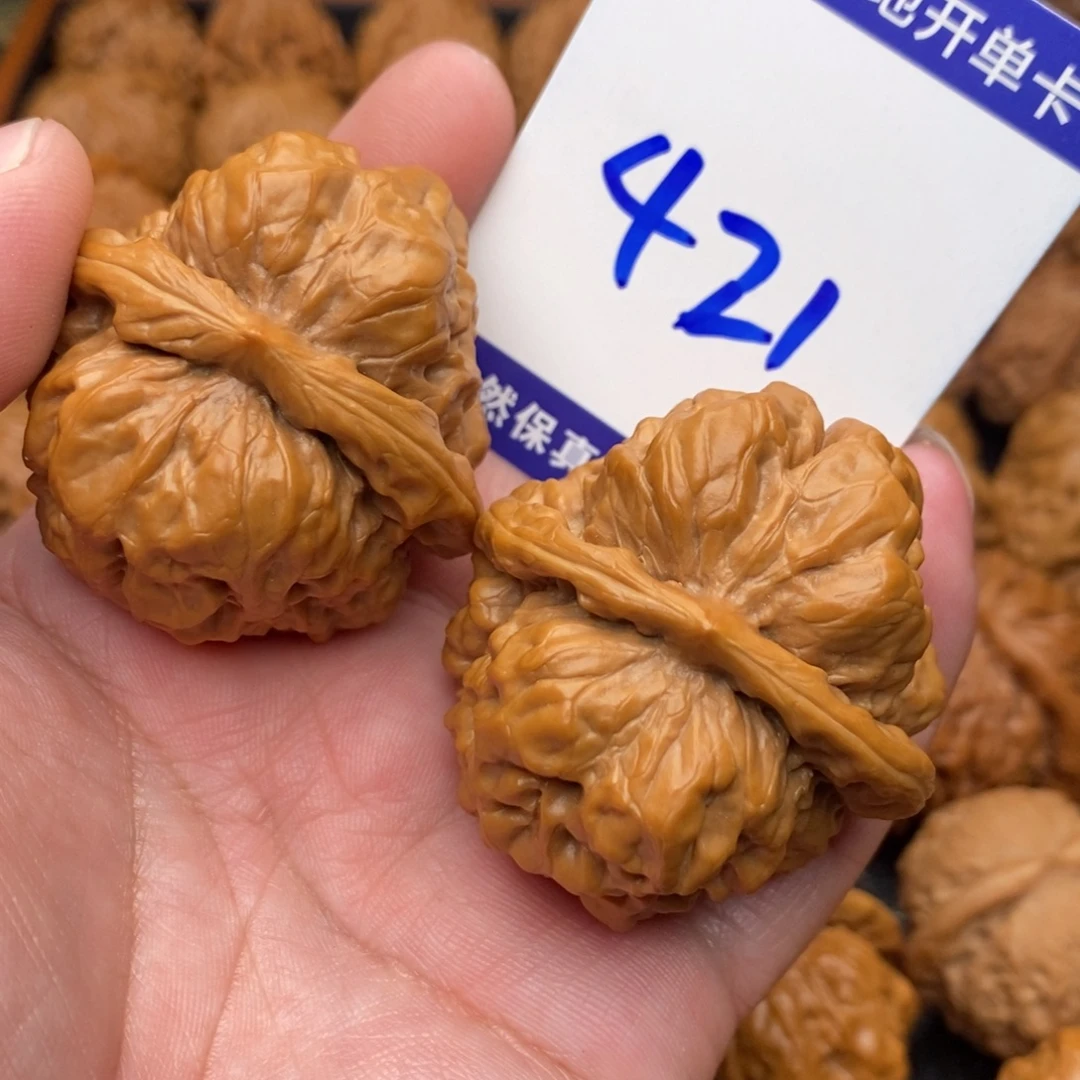 水***包把件文玩核桃蛤蟆头43.9