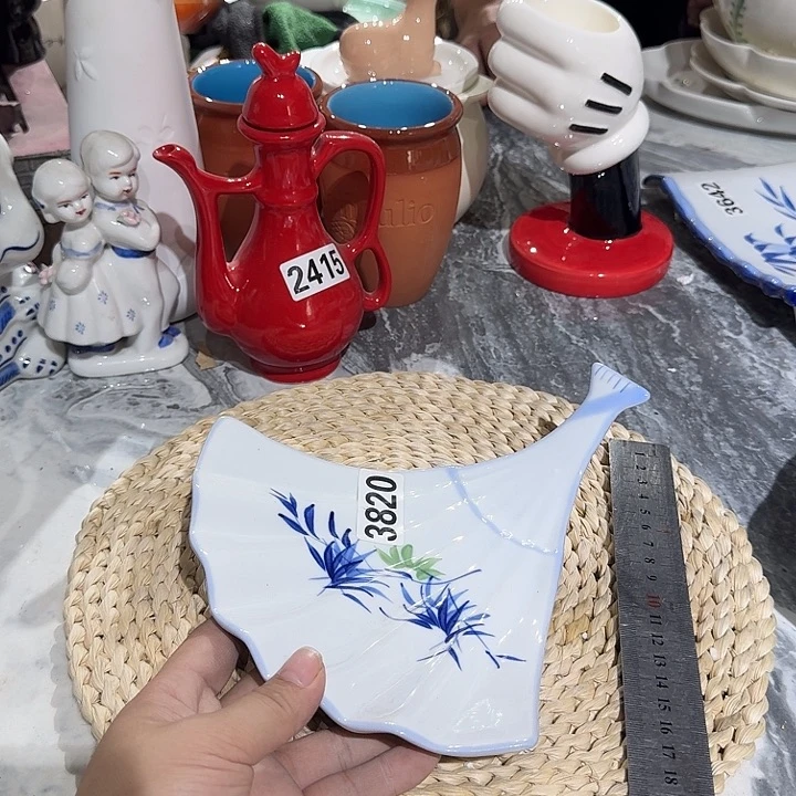 瓷片微瑕陶瓷介意慎拍3820