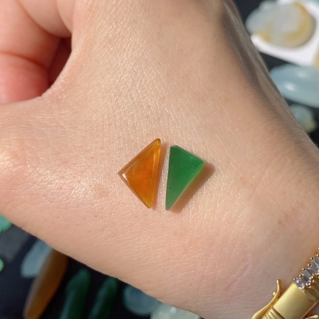 定制翡翠未镶嵌切割面