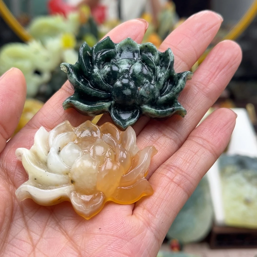 岫玉未镶嵌挂件挂件