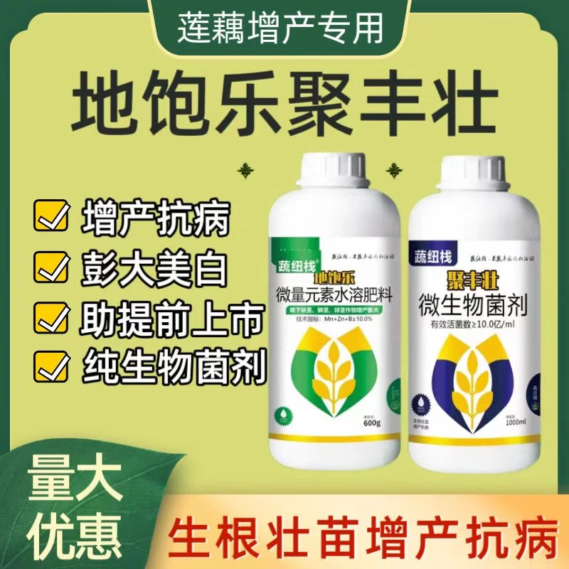 地饱乐聚丰壮莲藕块茎地下作物生根壮苗增产膨大专用