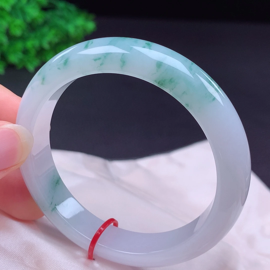 翡翠未镶嵌手镯58圈口432501