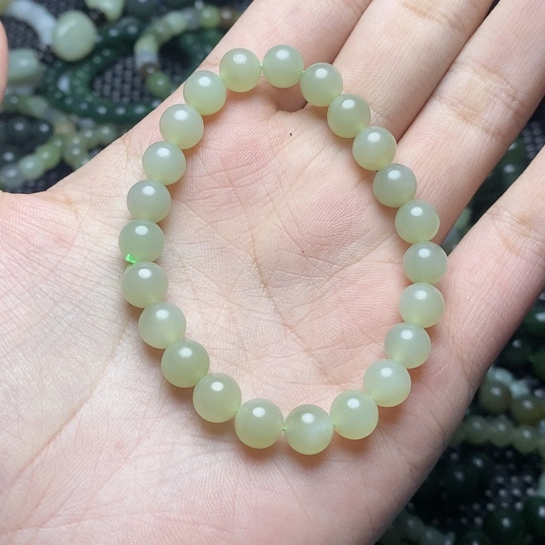 和田玉未镶嵌手串2