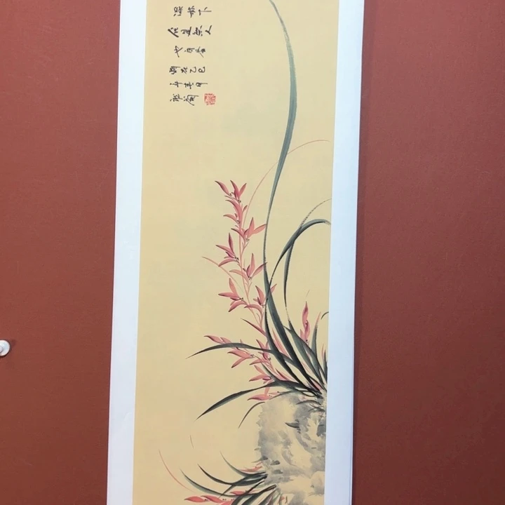 国画听兰老师花鸟