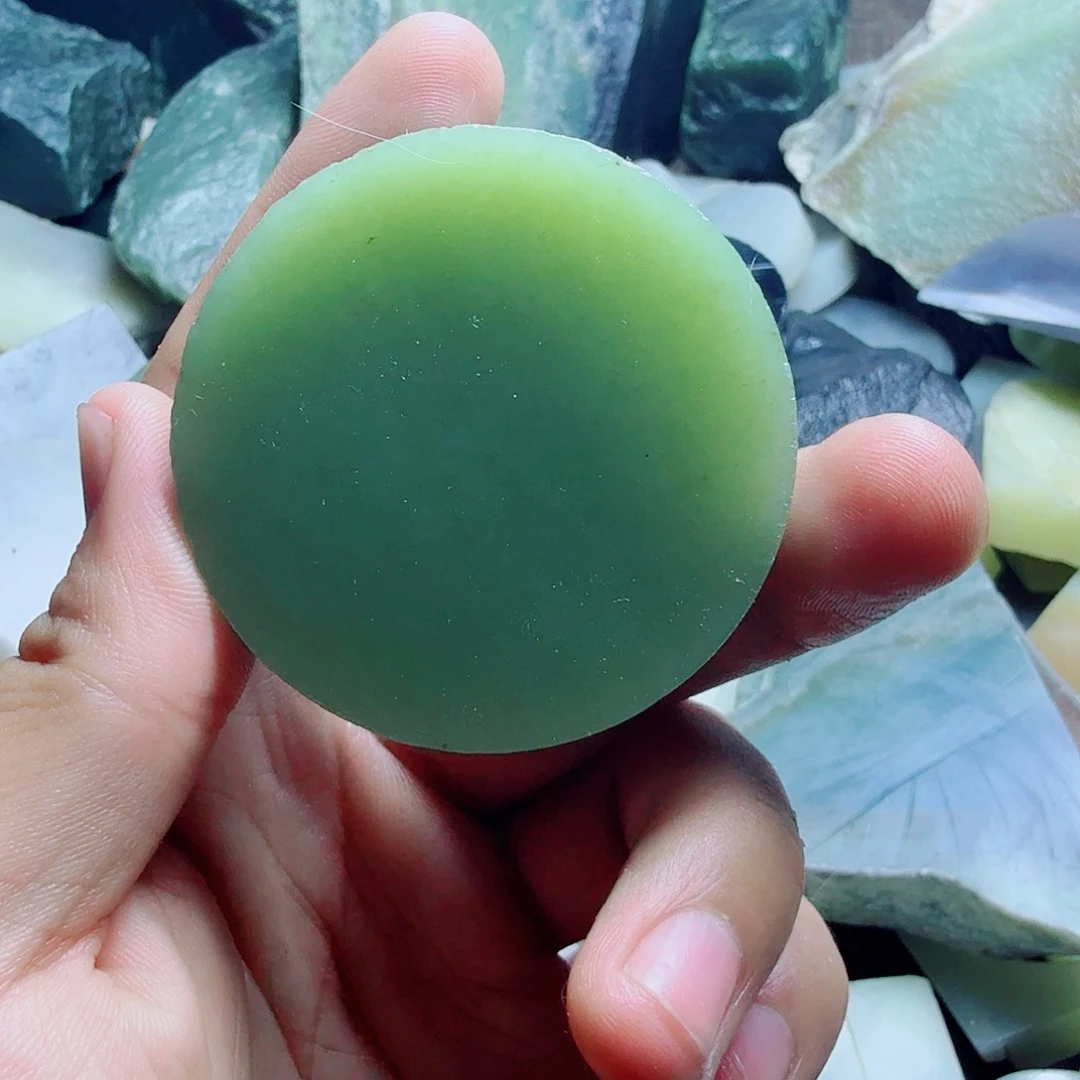 姜***居和田玉（糖玉）未镶嵌挂件