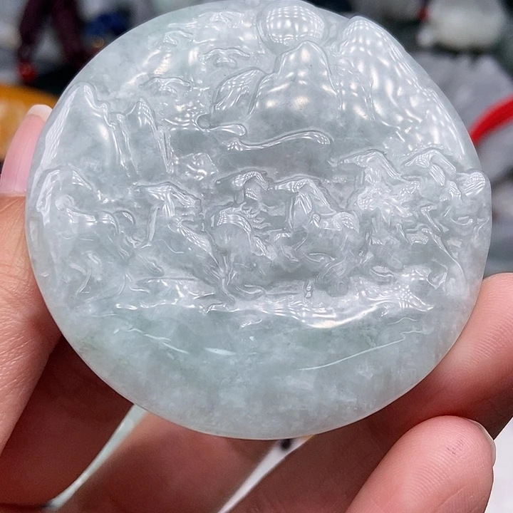 未镶嵌挂件翡翠翡翠
