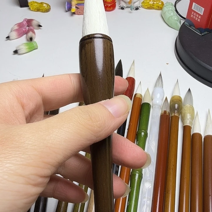 毛笔书法作品豆包一支