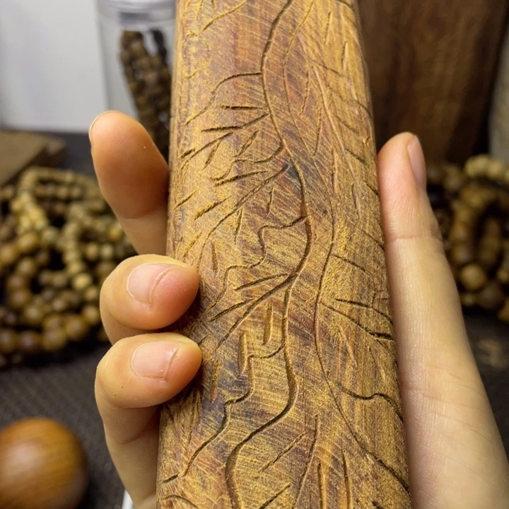 老***0檀香木手把件手把件