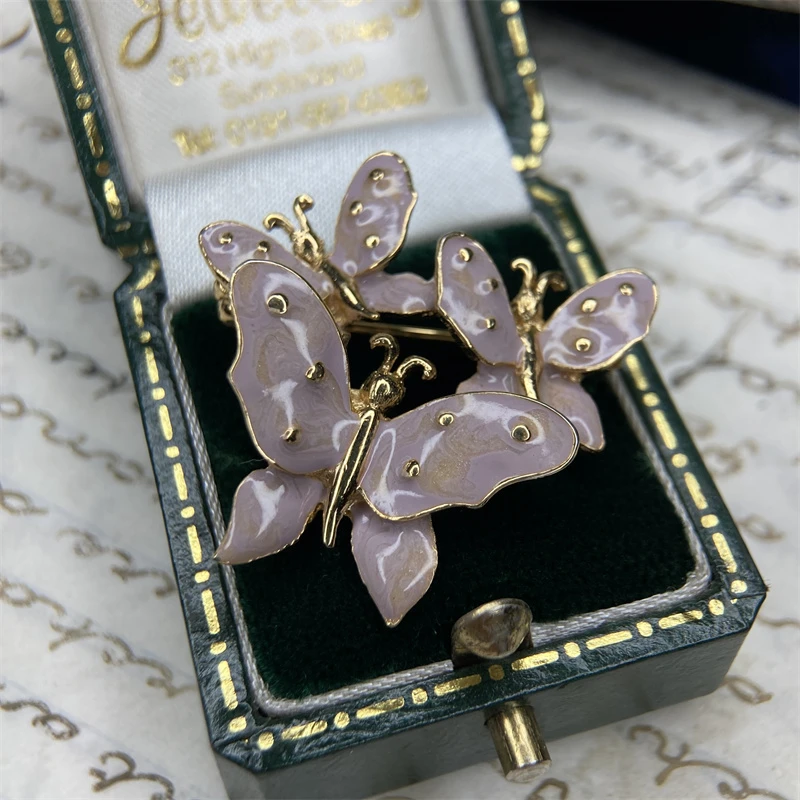 合金胸针 D'ORLAN颤抖蝴蝶花胸针2-24【2071111-045】