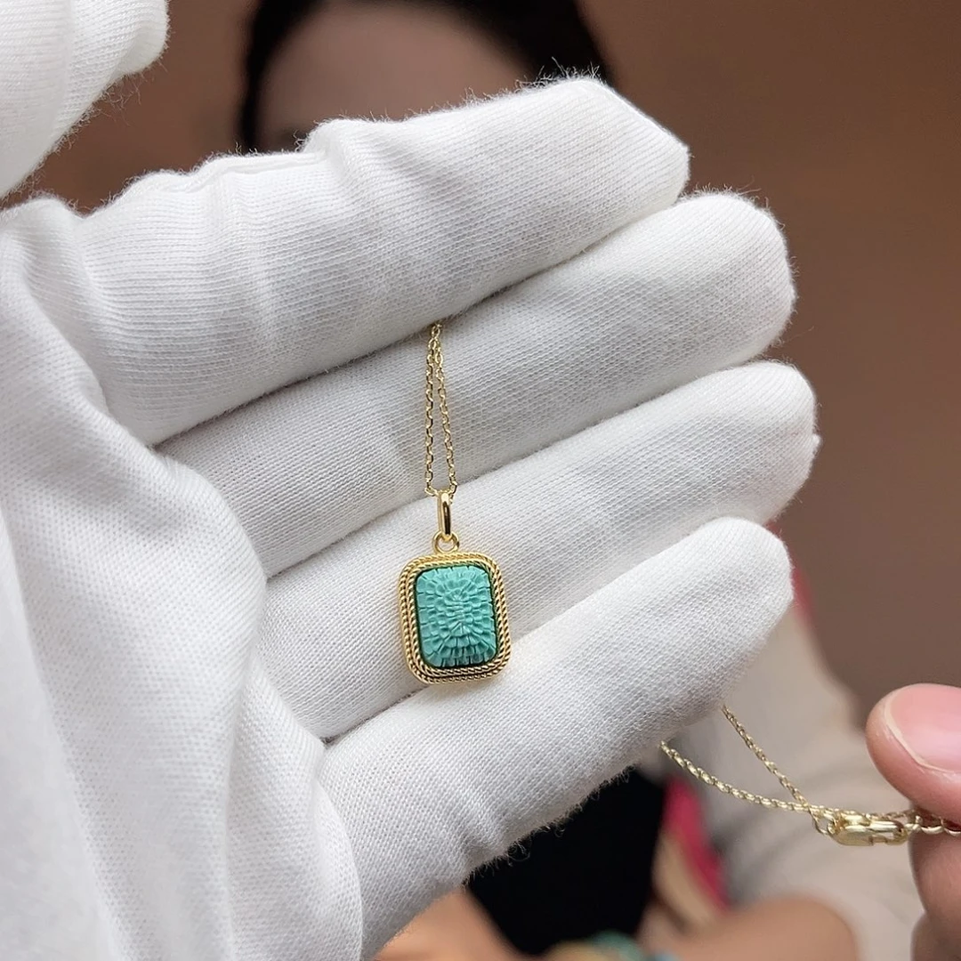 绿松石珠宝奇石未镶嵌