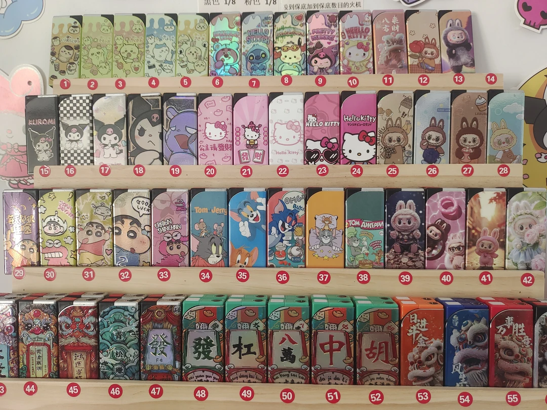 清仓甩货~~新款网红可爱蓝焰~防风打火机创意打火机~金属外壳