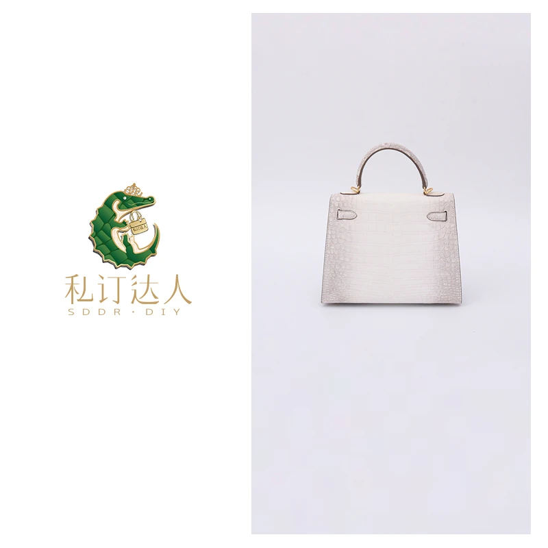 私订达人2025年春夏新款女士真皮百搭时尚鳄鱼皮女包