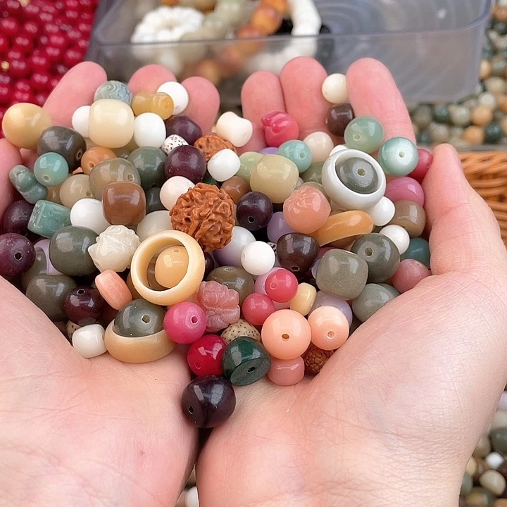 白玉菩提吊坠z12-13mm 200颗大杂烩