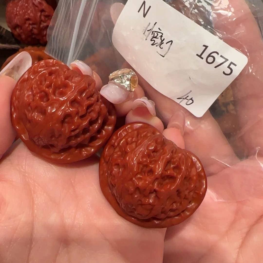 用***5吊坠文玩核桃玉化宫灯40精品