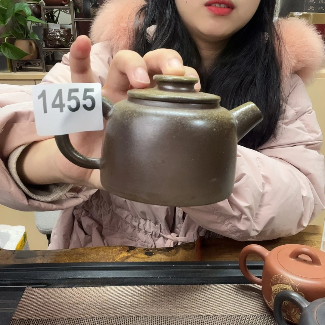 壶阿*老韩坭兴陶 柴烧巨轮珠