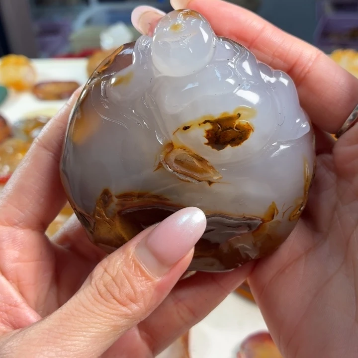 玛瑙/玉髓未镶嵌吊坠(不含链)