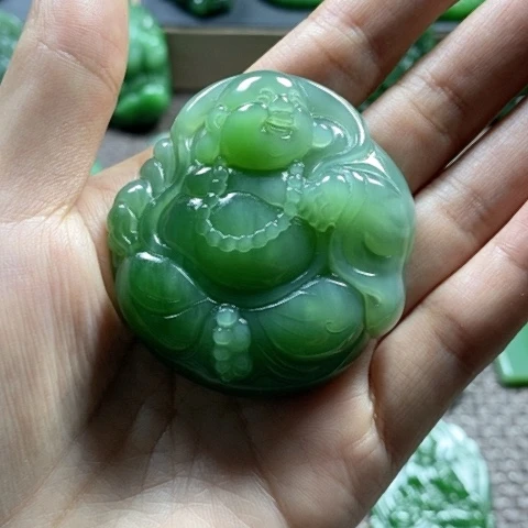 【闪购商品】颈饰未镶嵌和田玉感***生