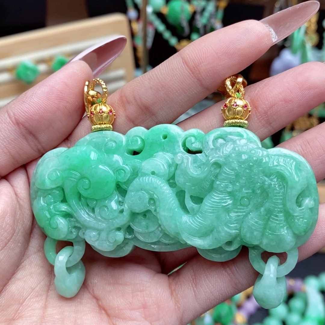 颈饰未镶嵌翡翠翡翠吊坠