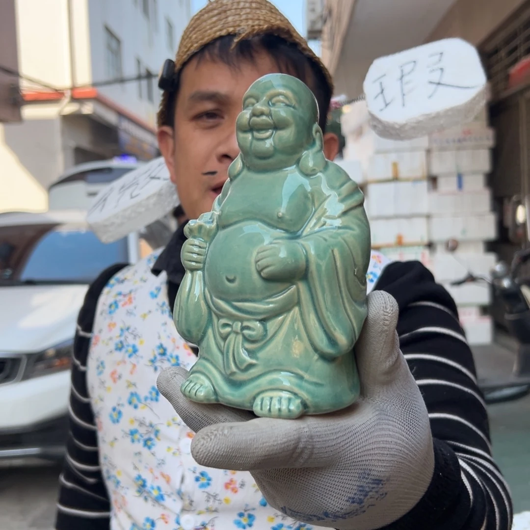 摆件162 号高中低温陶瓷工艺瓶（部分微瑕）