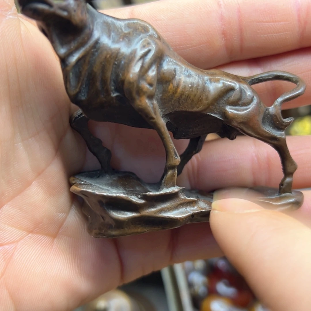 铜摆件欢迎欢迎你